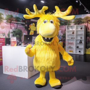 Yellow Moose mascotte...