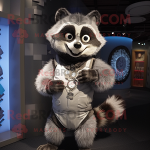 Silver Raccoon mascotte...