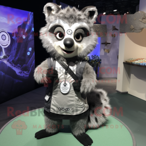 Silver Raccoon mascotte...