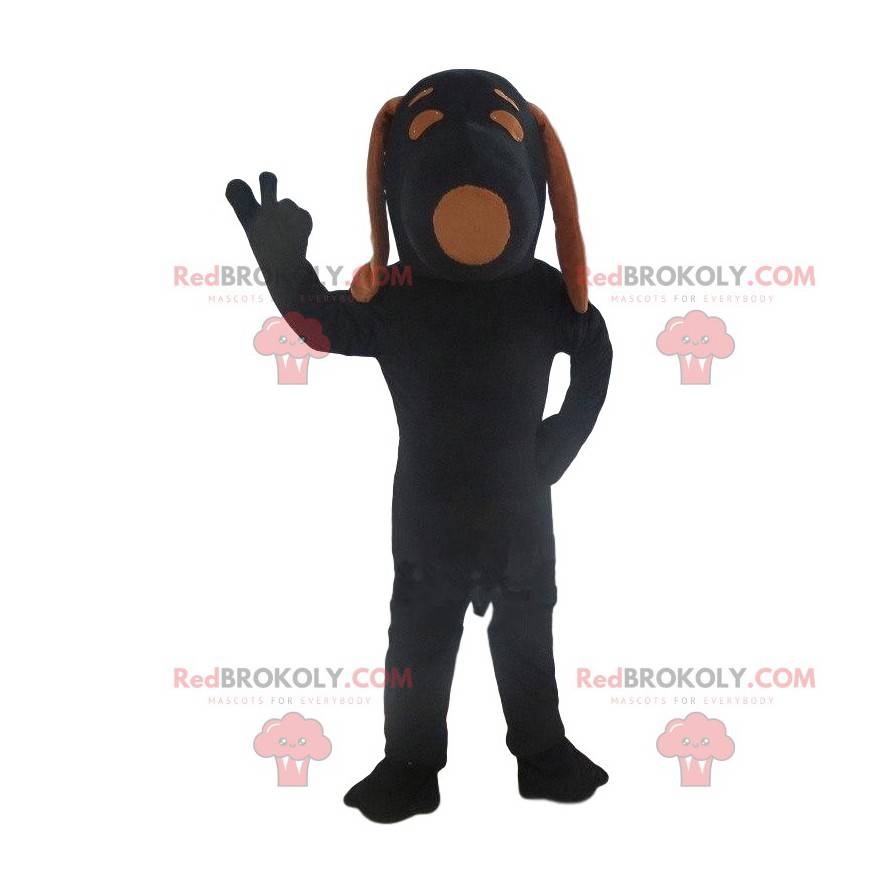 Snoopy costume, the famous comic book dog, black dog costume -
