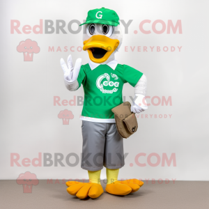 Green Goose maskot kostym...