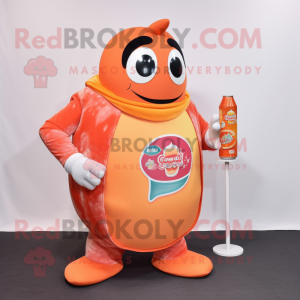 Peach Soda Can maskot...