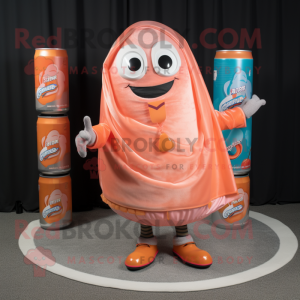 Peach Soda Can maskot...