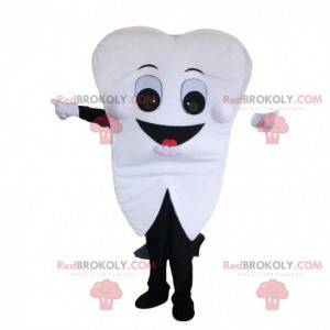 Kæmpe hvid tand maskot, tand kostume - Redbrokoly.com