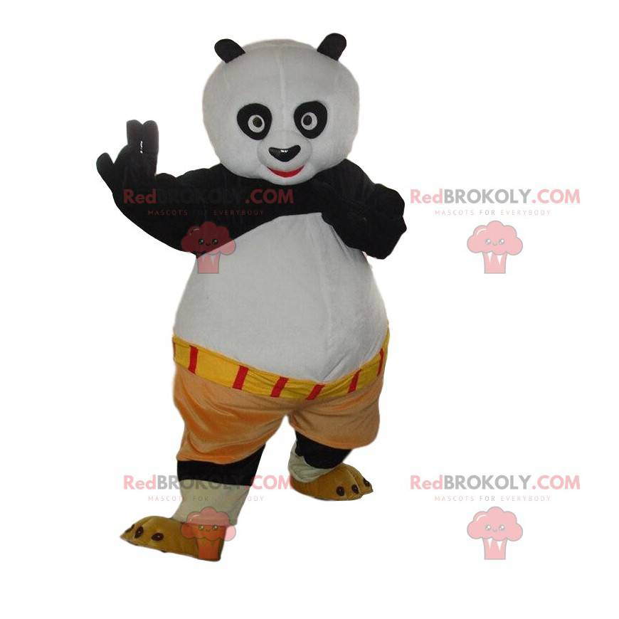 Costume of Po Ping, the famous panda in Kung fu panda -