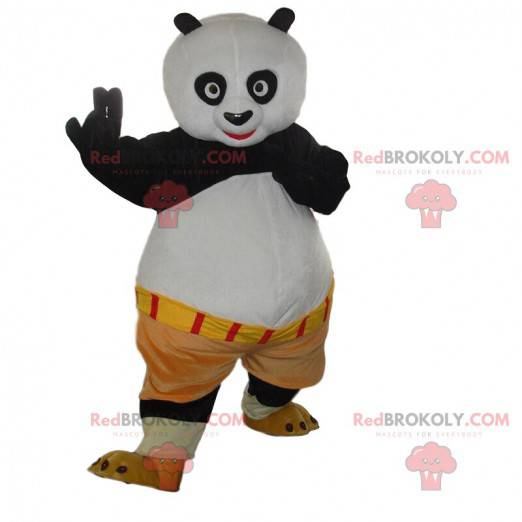 Costume of Po Ping, the famous panda in Kung fu panda -