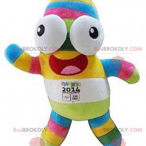 Multicolored mascot of the 2014 Nanjing Olympics -