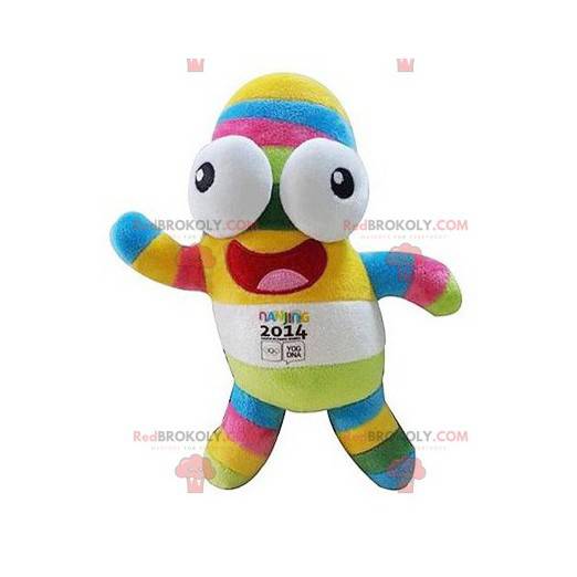 Multicolored mascot of the 2014 Nanjing Olympics -