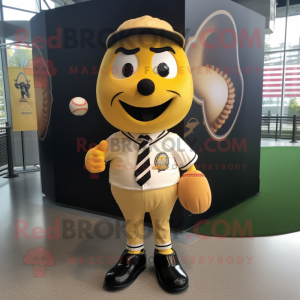 Gouden honkbal mascotte...