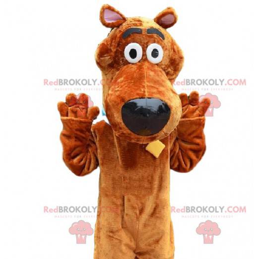 Mascot Scooby -Doo, de beroemde cartoon Duitse hond -