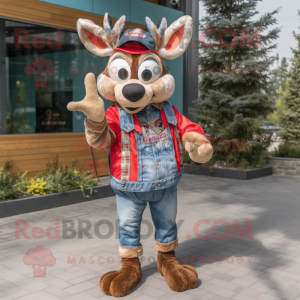 Red Deer maskot kostume...