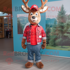 Red Deer mascotte kostuum...