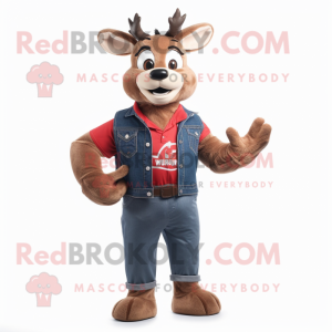 Red Deer mascotte kostuum...