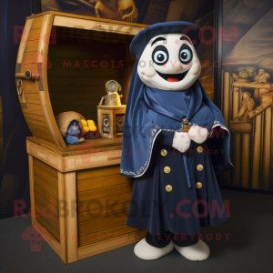 Navy Treasure Chest maskot...