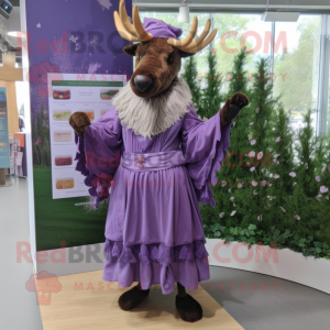 Lavender Irish Elk mascotte...