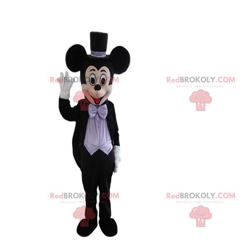 Maskot Mickey Mouse, slavná myš od Walta Disneyho -