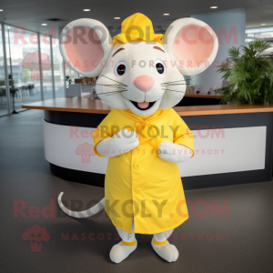 Citroengele rat mascotte...