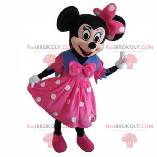Minnie mascotte, beroemde muis en metgezel van Mickey Mouse -