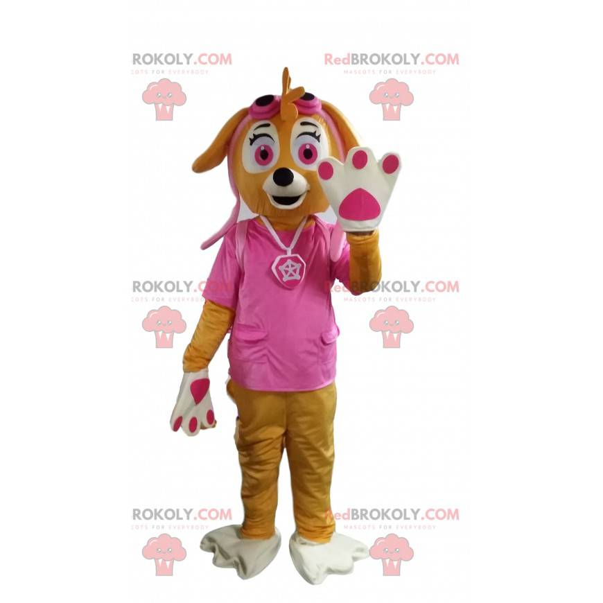 Maskot av den berömda tecknad hunden Paw Patrol - Redbrokoly.com
