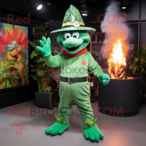 Green Fire Eater maskot...