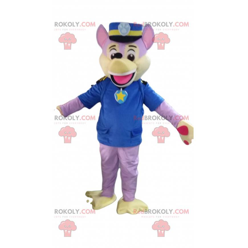 Paw Patrol cartoon mascote cão policial - Redbrokoly.com