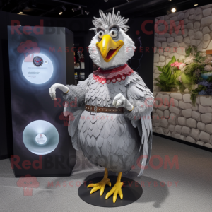 Gray Rooster mascotte...