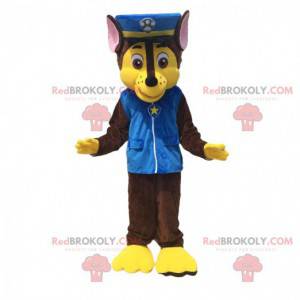 Paw Patrol cartoon police dog mascot - Redbrokoly.com