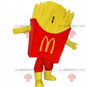 Mascote de batata frita do Mc Donald's cone de batatas fritas -