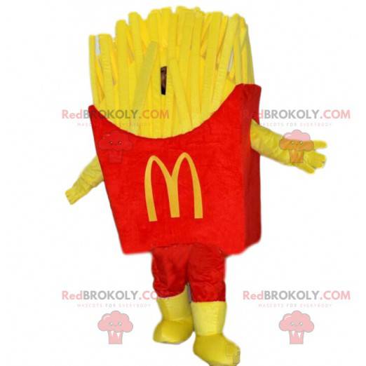 Mascotte de frites Mc Donald's, costume de cornet de frites -