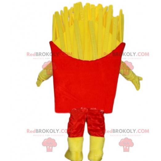 Mascote de batata frita do Mc Donald's cone de batatas fritas -