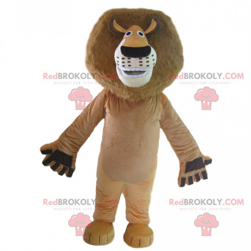 Mascot Alex, the famous lion in the cartoon Madagascar -