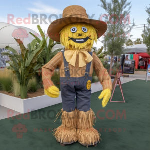 Guld Scarecrow maskot...