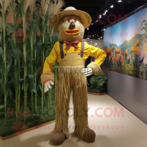 Gouden Scarecrow mascotte...