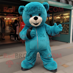 Blaugrüner Teddybär...