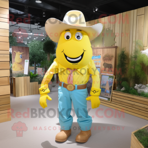 Citrongul Cowboy maskot...