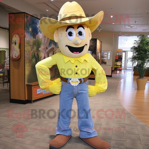 Citrongul Cowboy maskot...