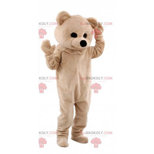 Beige bear mascot - Redbrokoly.com