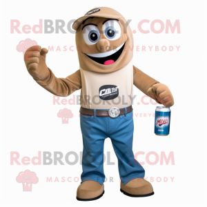 Tan Soda Can mascotte...