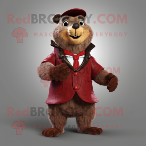 Maroon Marmot maskot...