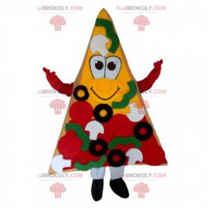Giant pizza slice mascot, pizzeria costume - Redbrokoly.com