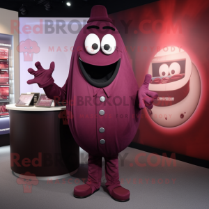 Maroon Plum mascotte...