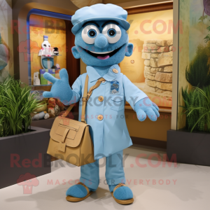 Blue Doctor maskot drakt...