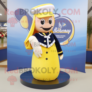 Postava maskota Navy Banana...