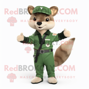 Forest Green Marten maskot...