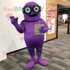 Purple Grenade mascotte...