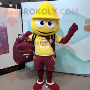 Maroon Lemon mascotte...