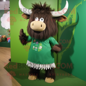 Forest Green Yak mascotte...