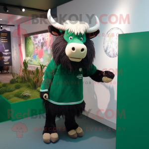 Forest Green Yak mascotte...