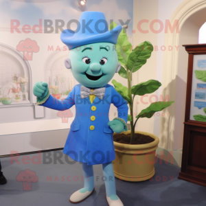 Blue Beanstalk maskot...