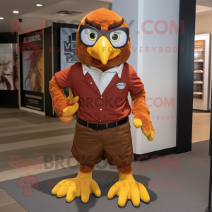 Rust Eagle mascotte kostuum...